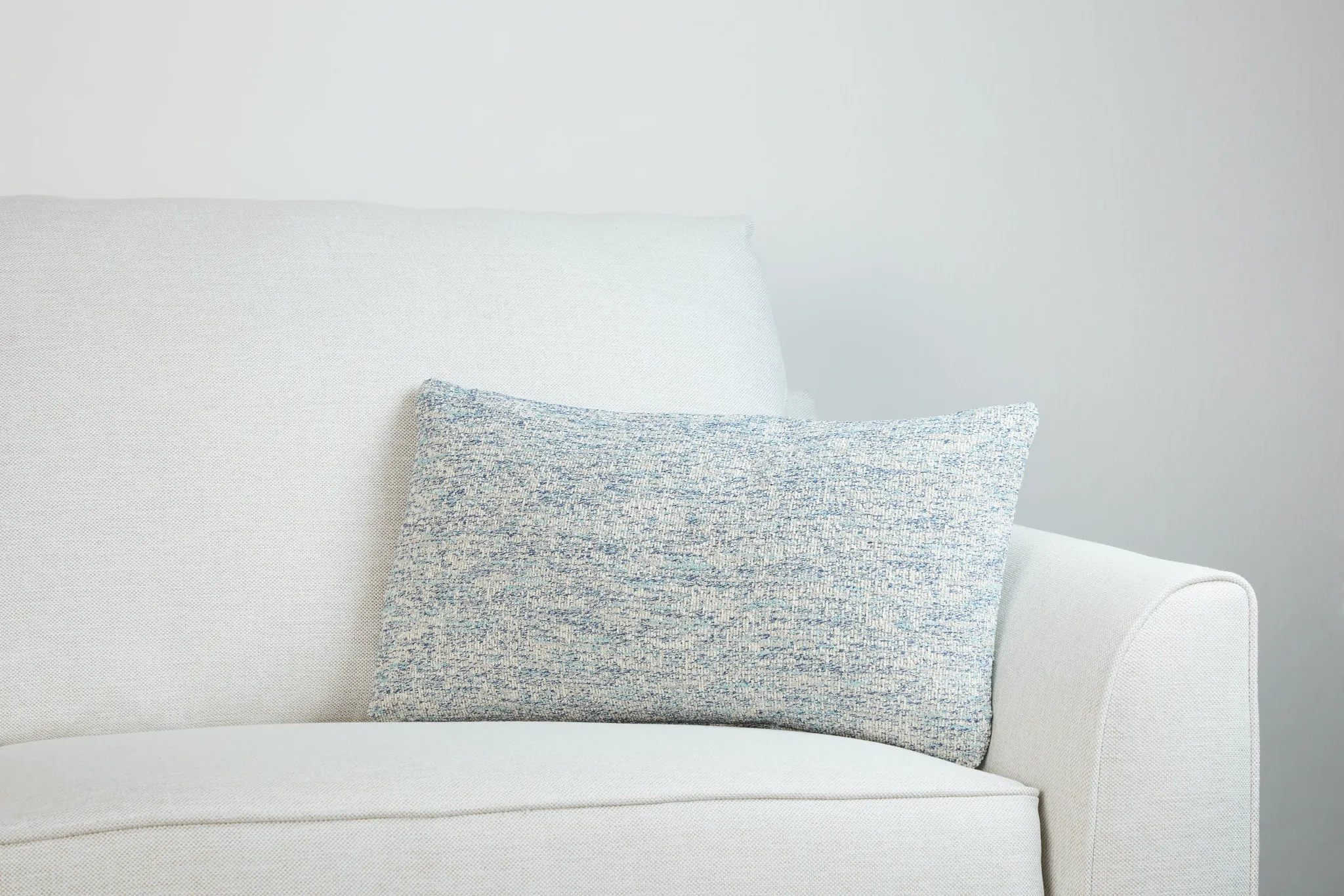Baxter Light Blue Lumbar Accent Pillow