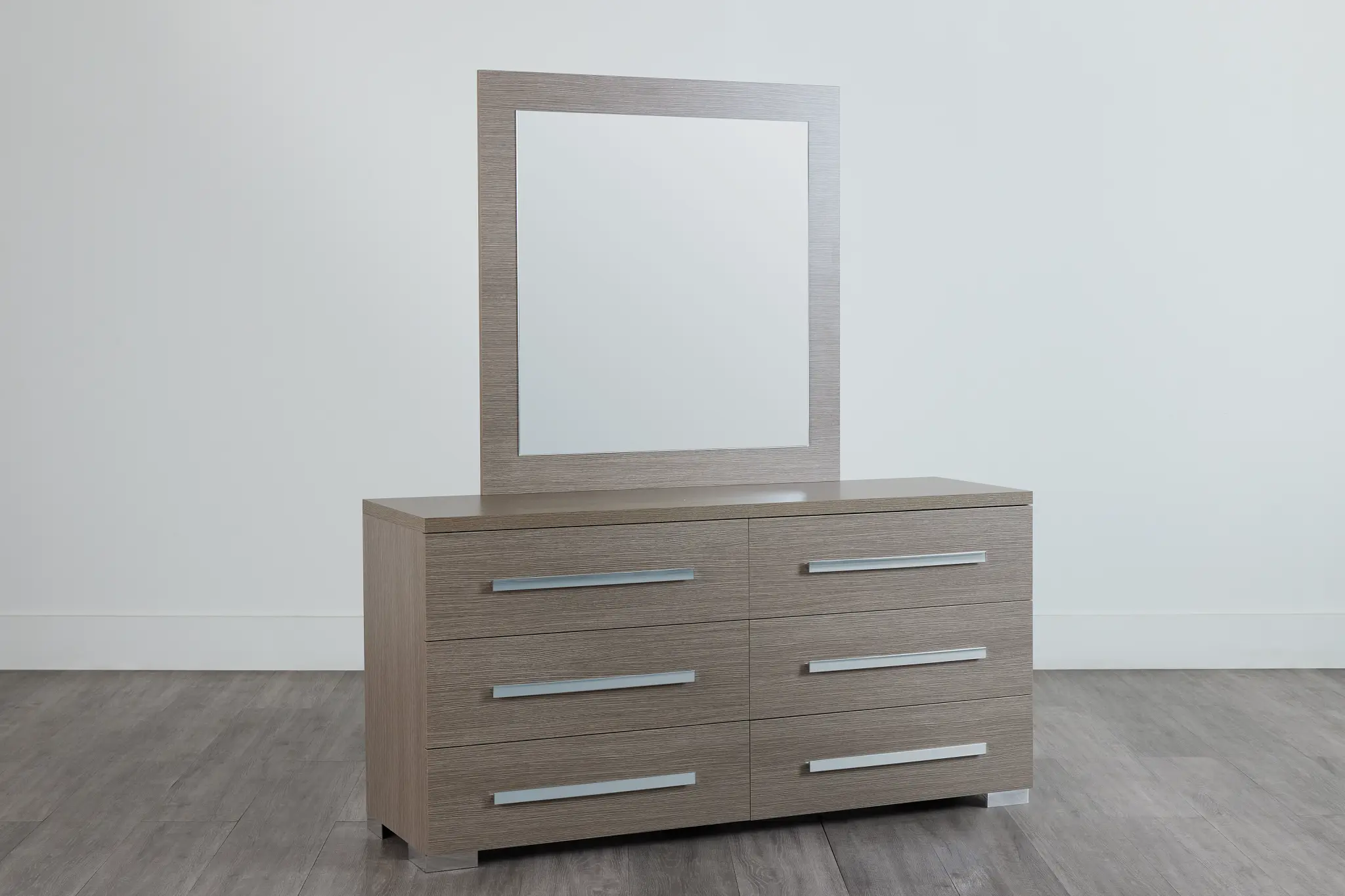 Lucca Gray Dresser & Mirror Lucca Gray Dresser & Mirror