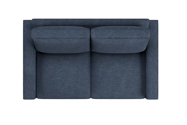 Edgewater Elevation Dark Blue Loveseat