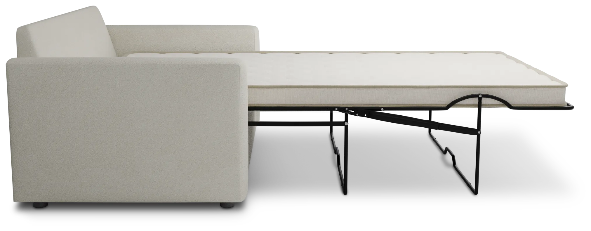 Siesta Elite Ivory Fabric Innerspring Sleeper