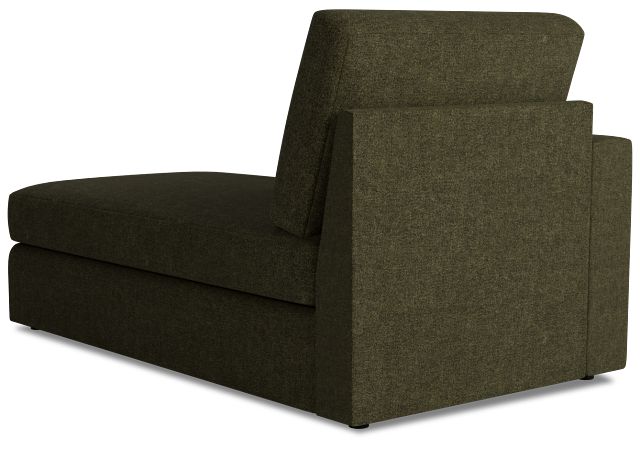 Citymod Green Fabric Left Chaise