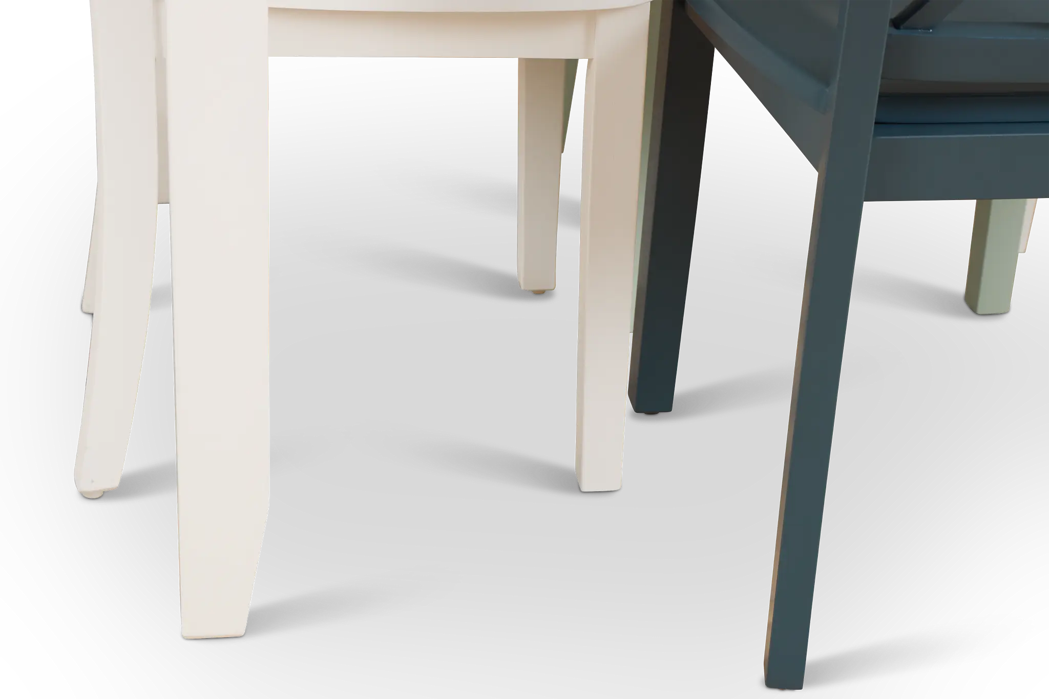 Edgartown White Rectangular Table And Mixed Chairs Edgartown White Rectangular Table And Mixed Chairs