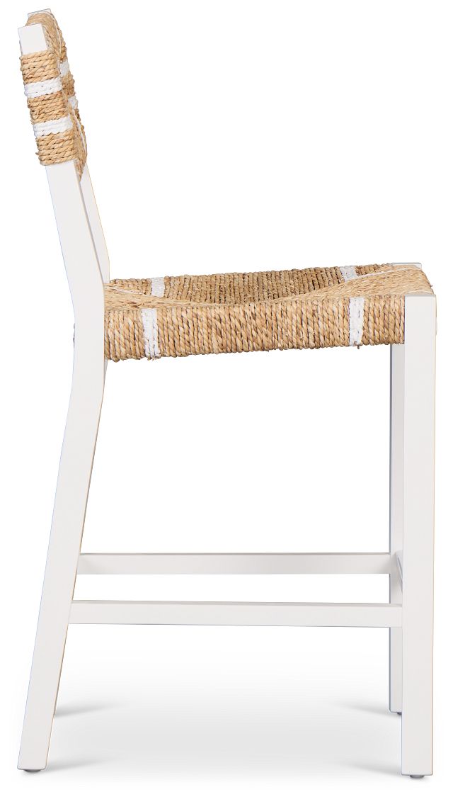 Nantucket Light Tone 24" Woven Barstool