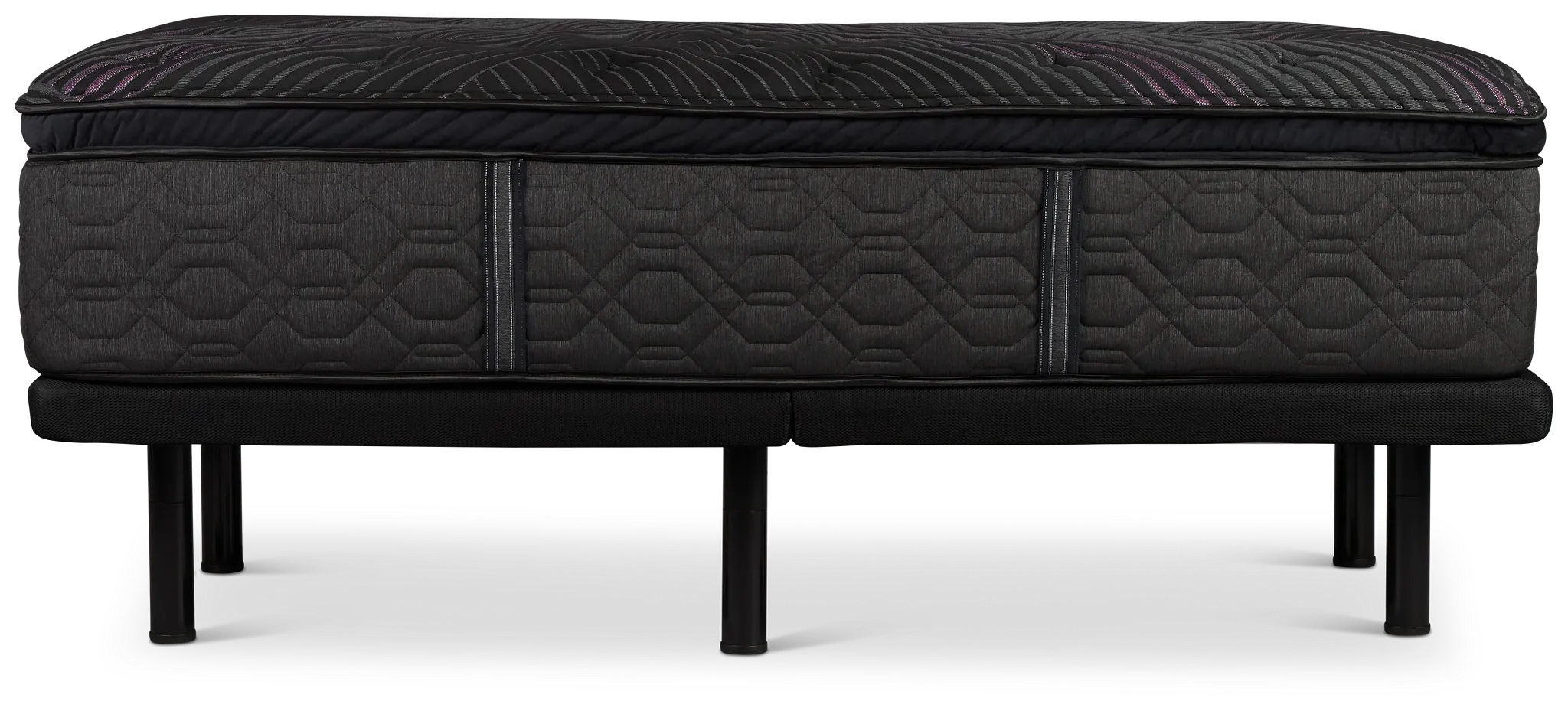 Beautyrest Black Series Two Plush Pillow Top Plus Adjustable Mattress Set