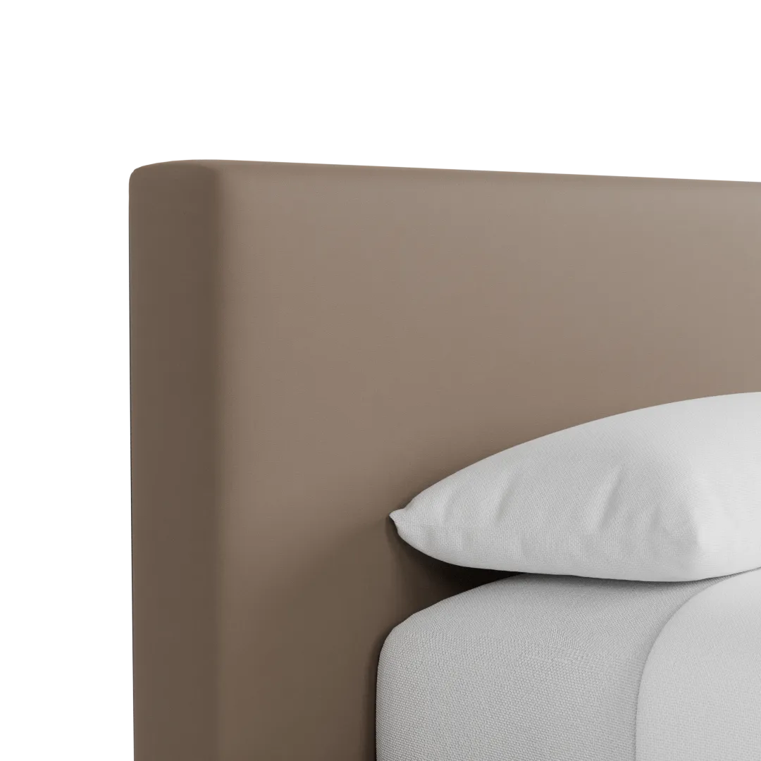 Grayton Joya Beige 44" Upholstered Platform Bed