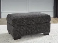 Loreo Dark Gray Micro Ottoman