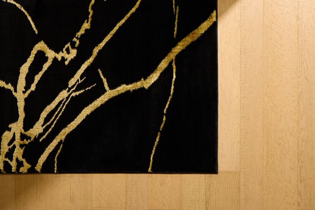 Carnicer Black 8x10 Area Rug