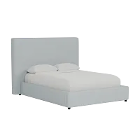 Grayton Natural Beauty Light Blue 54" Upholstered Platform Bed