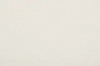 Presley White Fabric Ottoman