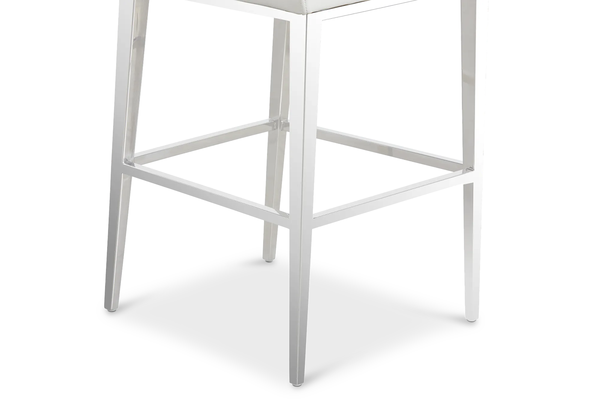 Alameda White 30" Upholstered Barstool