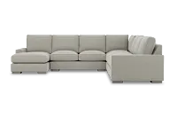Edgewater Elite Gray Large Left Chaise Sectional