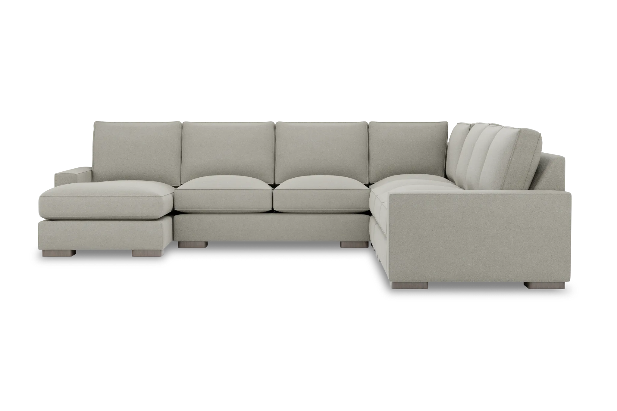 Edgewater Elite Gray Large Left Chaise Sectional