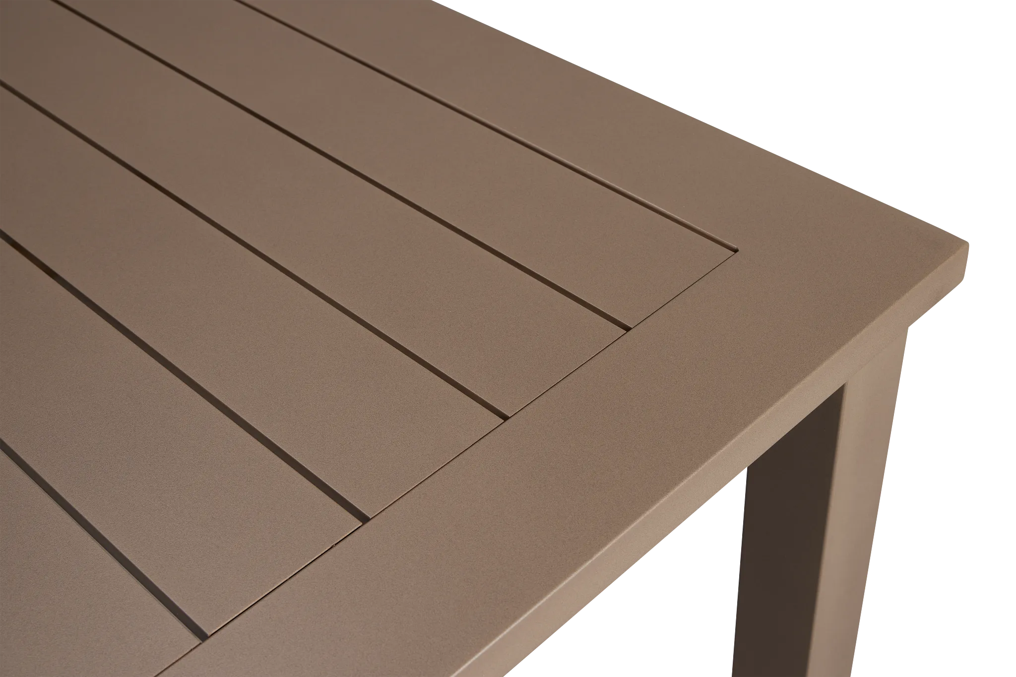 Raleigh Taupe 58" Rectangular Table