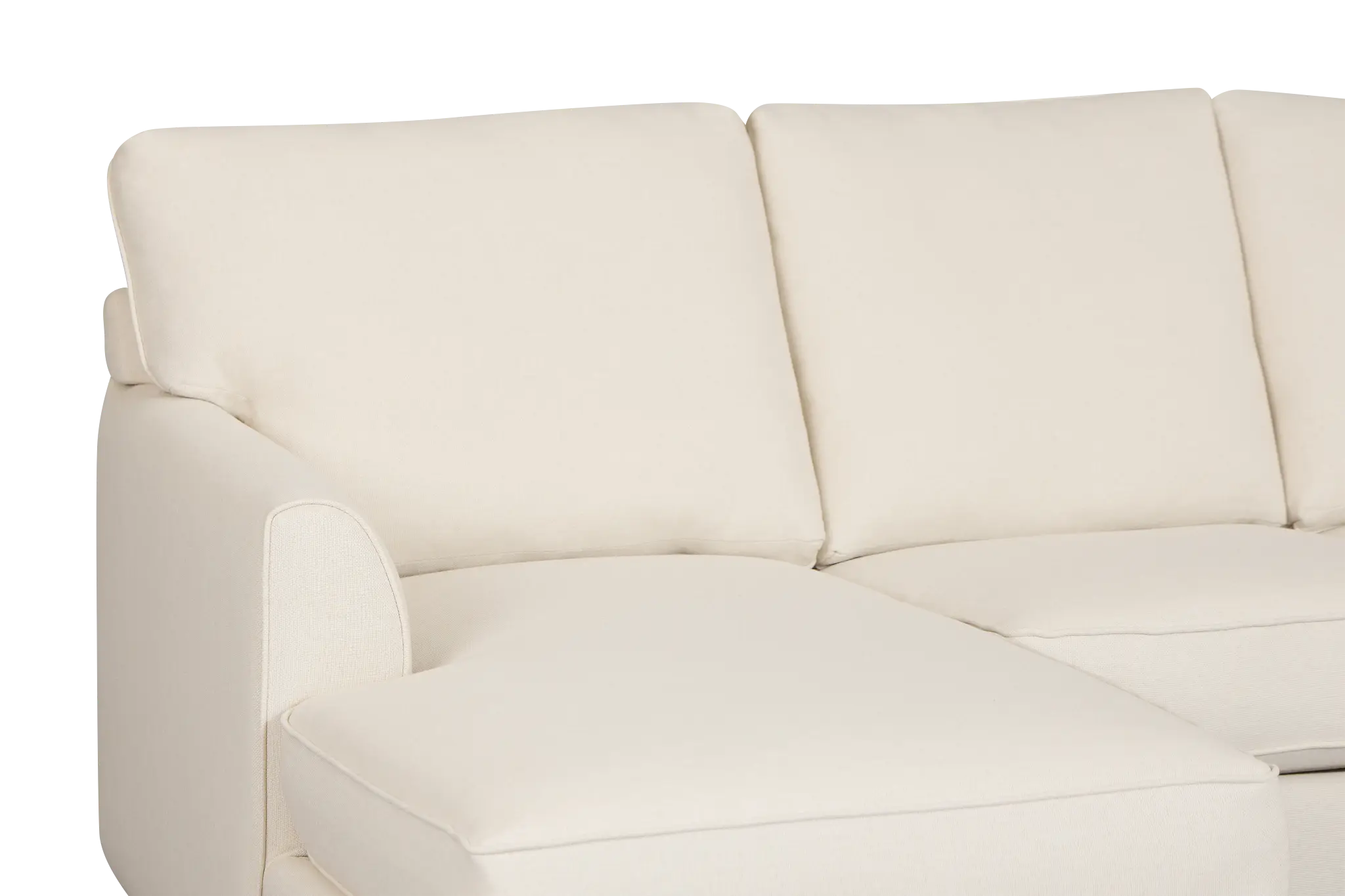 Tate Light Beige Fabric Left Chaise Sectional Tate Light Beige Fabric Left Chaise Sectional