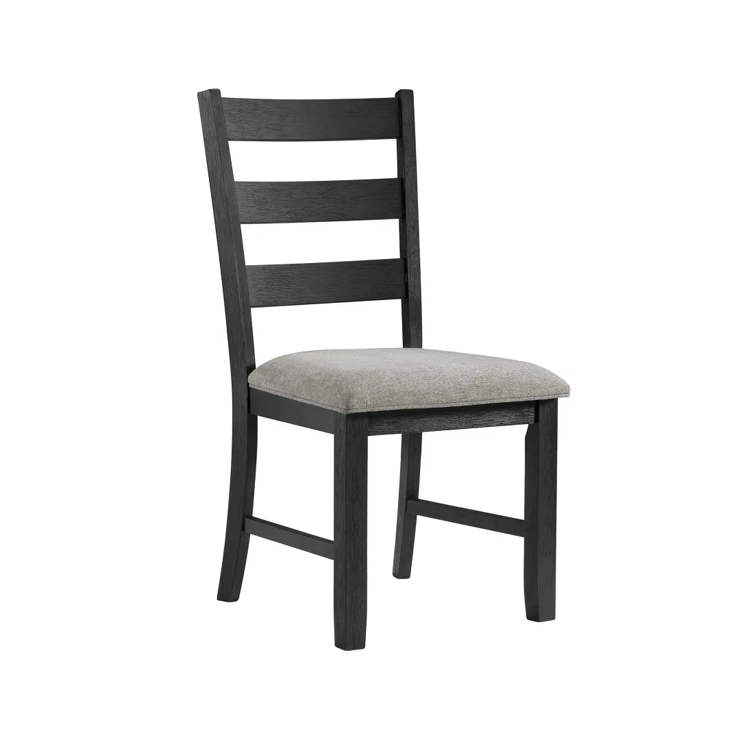 Kalila Black Upholstered Side Chair
