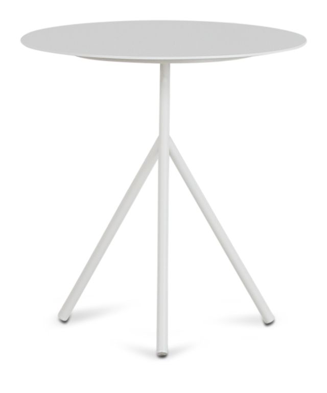 Ibiza White Low Accent Table