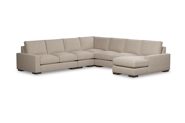 Edgewater Victory Taupe Large Right Chaise Sectional