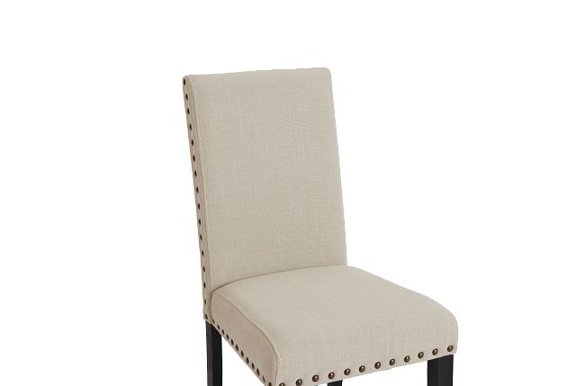 Portia Dark Tone Upholstered Side Chair