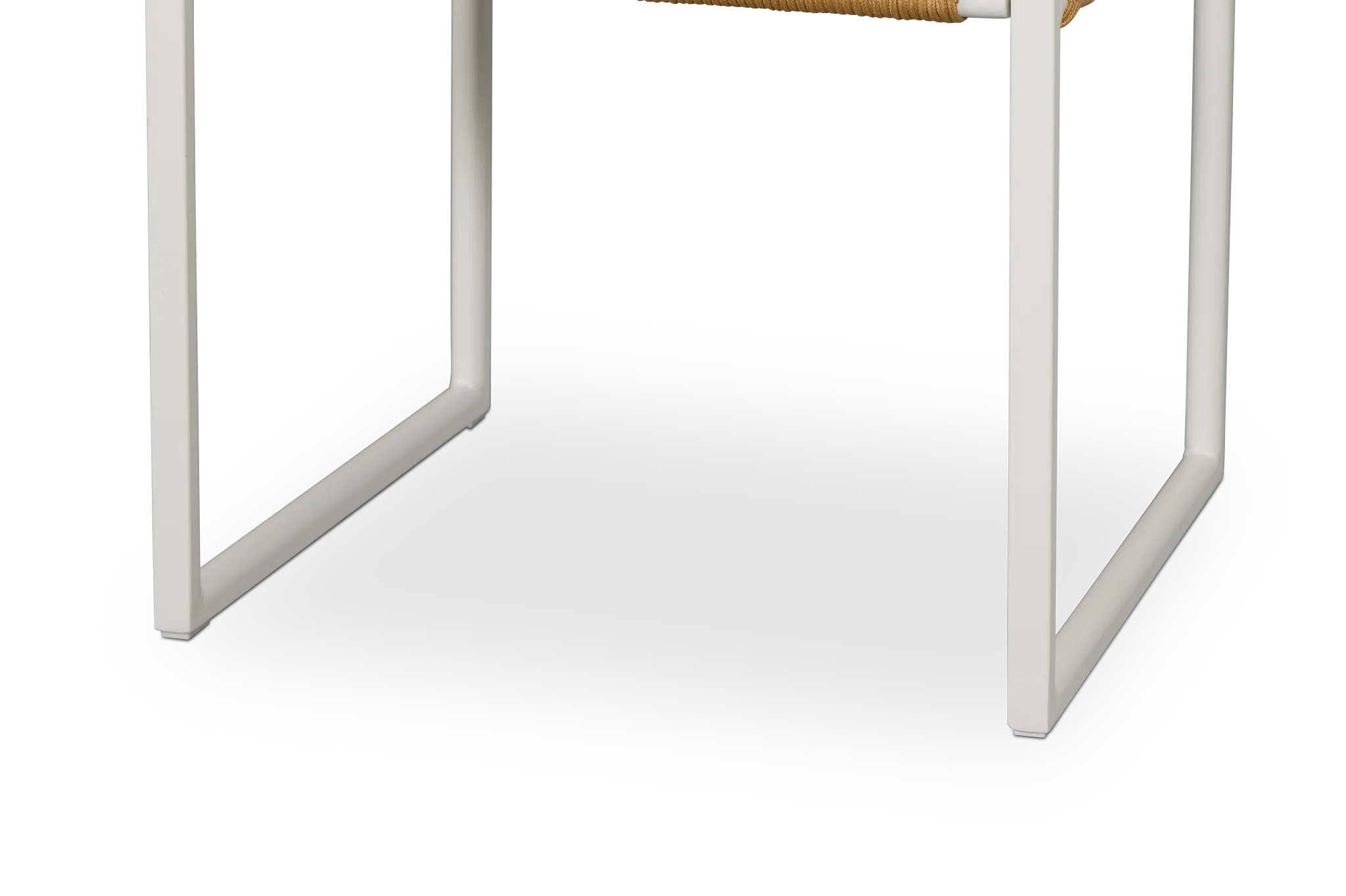 Sunrise White Aluminum Arm Chair