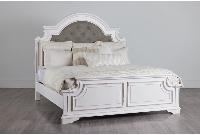 Wilmington Two-tone Uph Panel Bed