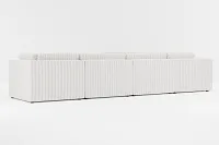 Destin Sea Lane Light Gray Fabric 6-piece Modular Sectional