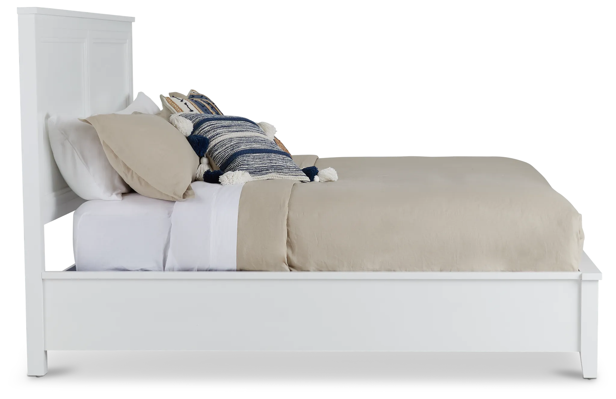 Nantucket White Panel Bed