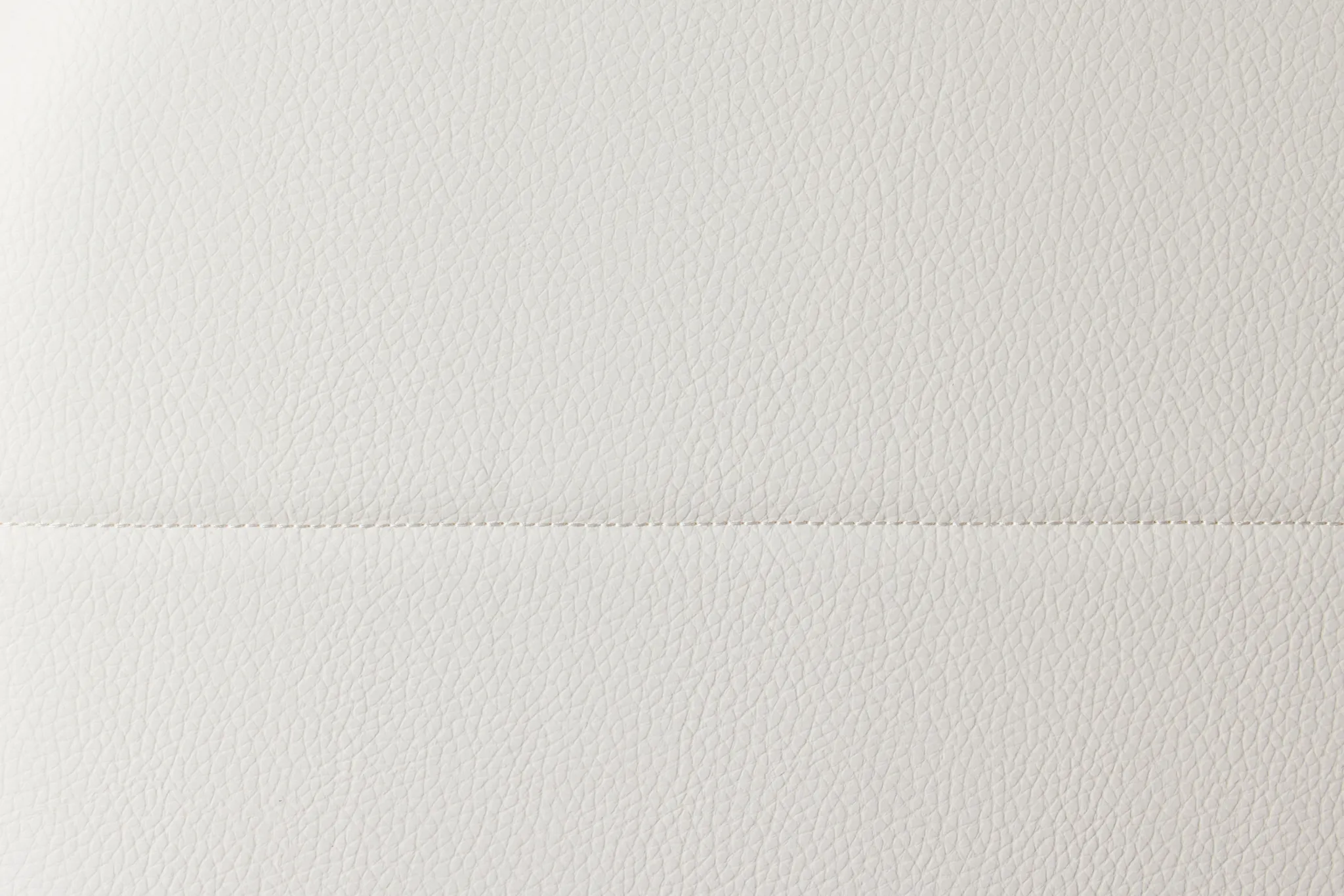 Doral White Curved Upholstered Platform Bed