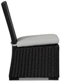 Montecito Black Cushioned Side Chair