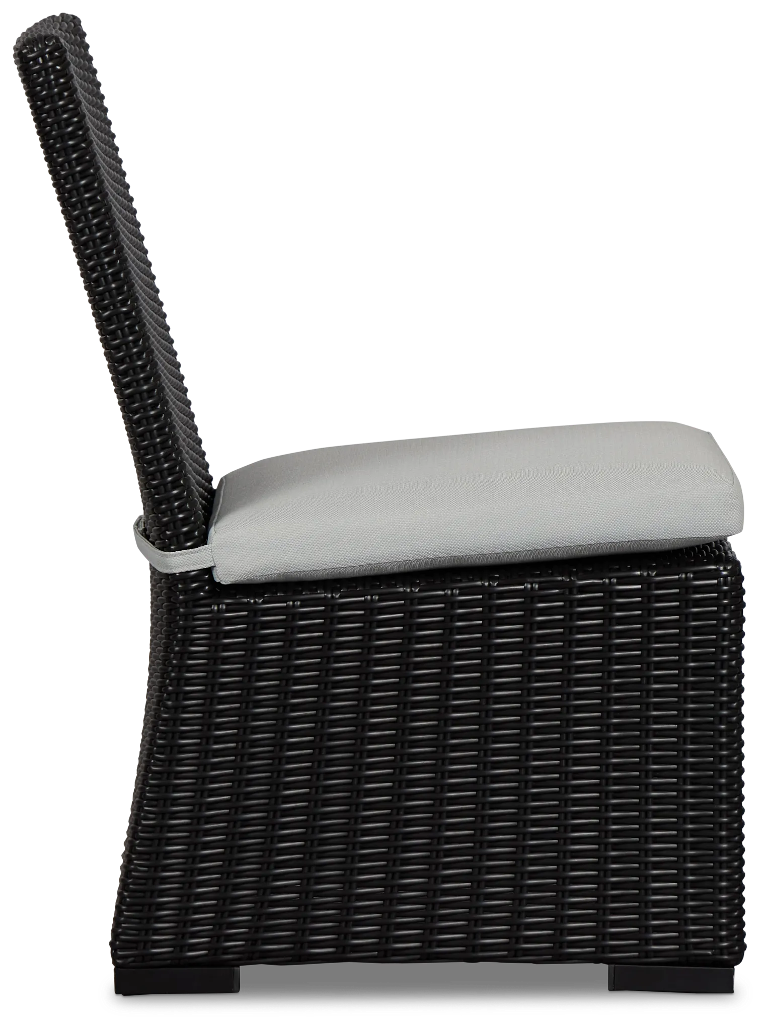 Montecito Black Cushioned Side Chair