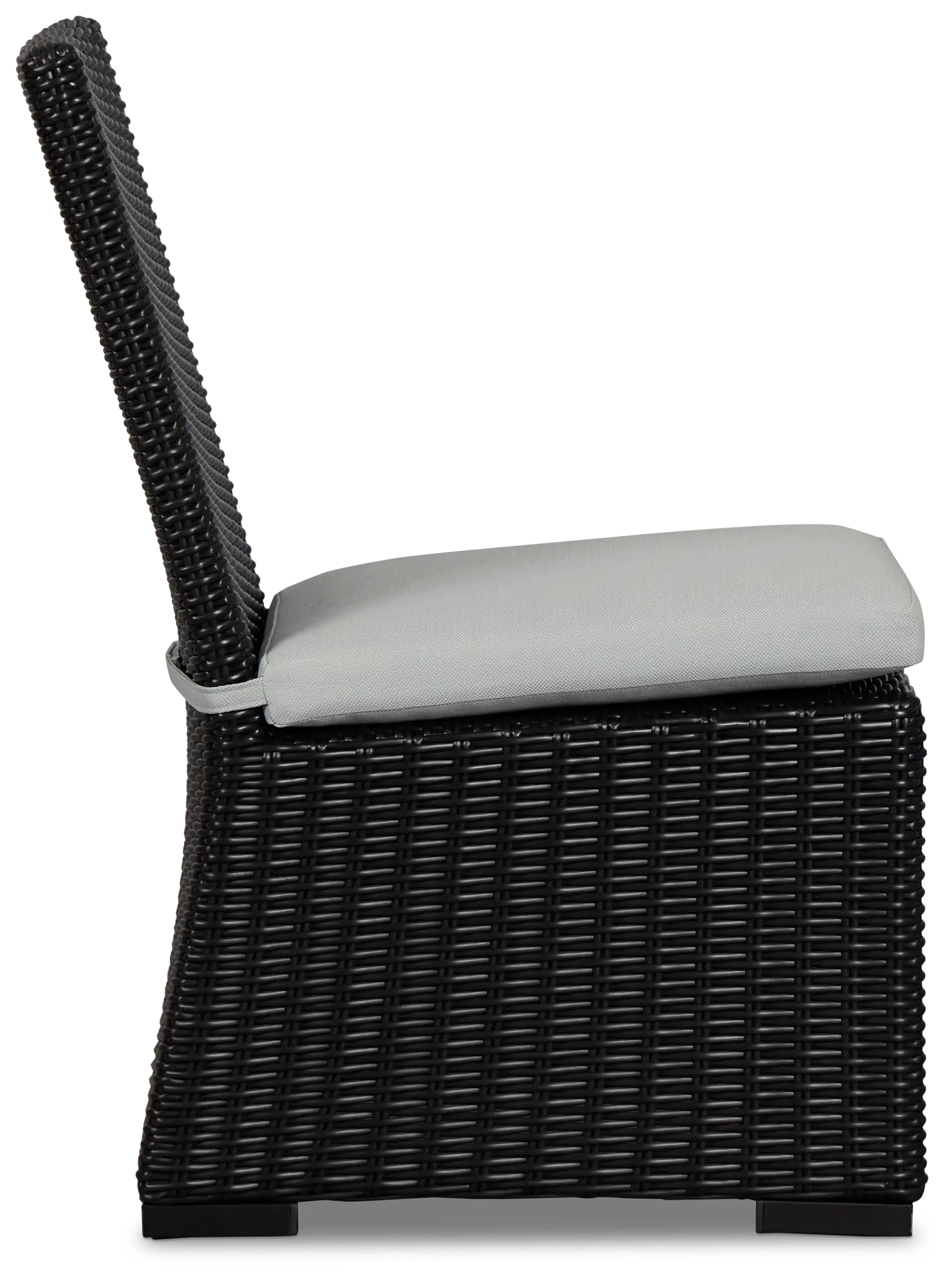 Montecito Black Cushioned Side Chair Montecito Black Cushioned Side Chair