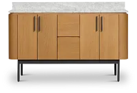 Nomad Light Tone 60" Double Bathroom Vanity