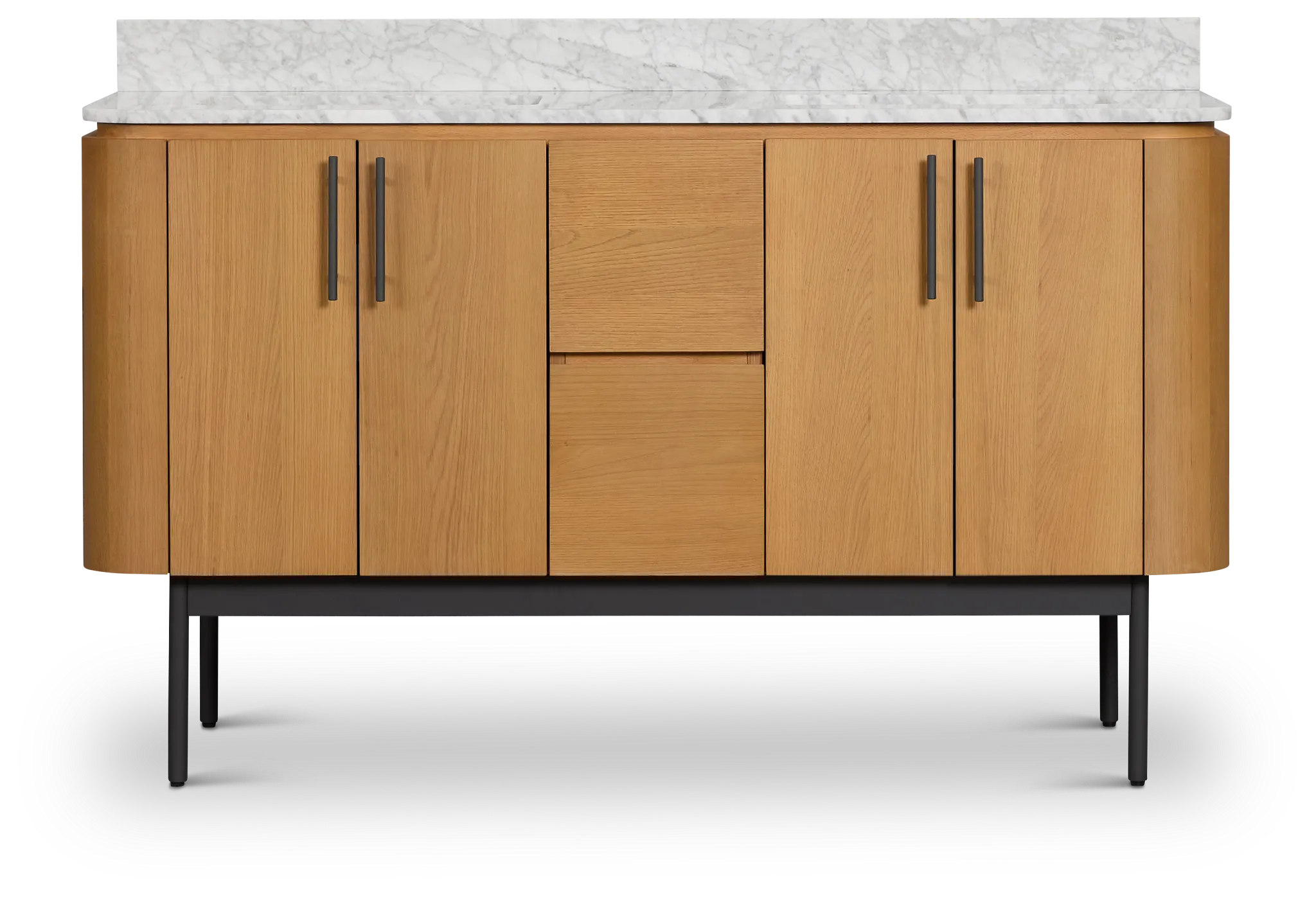 Nomad Light Tone 60" Double Bathroom Vanity