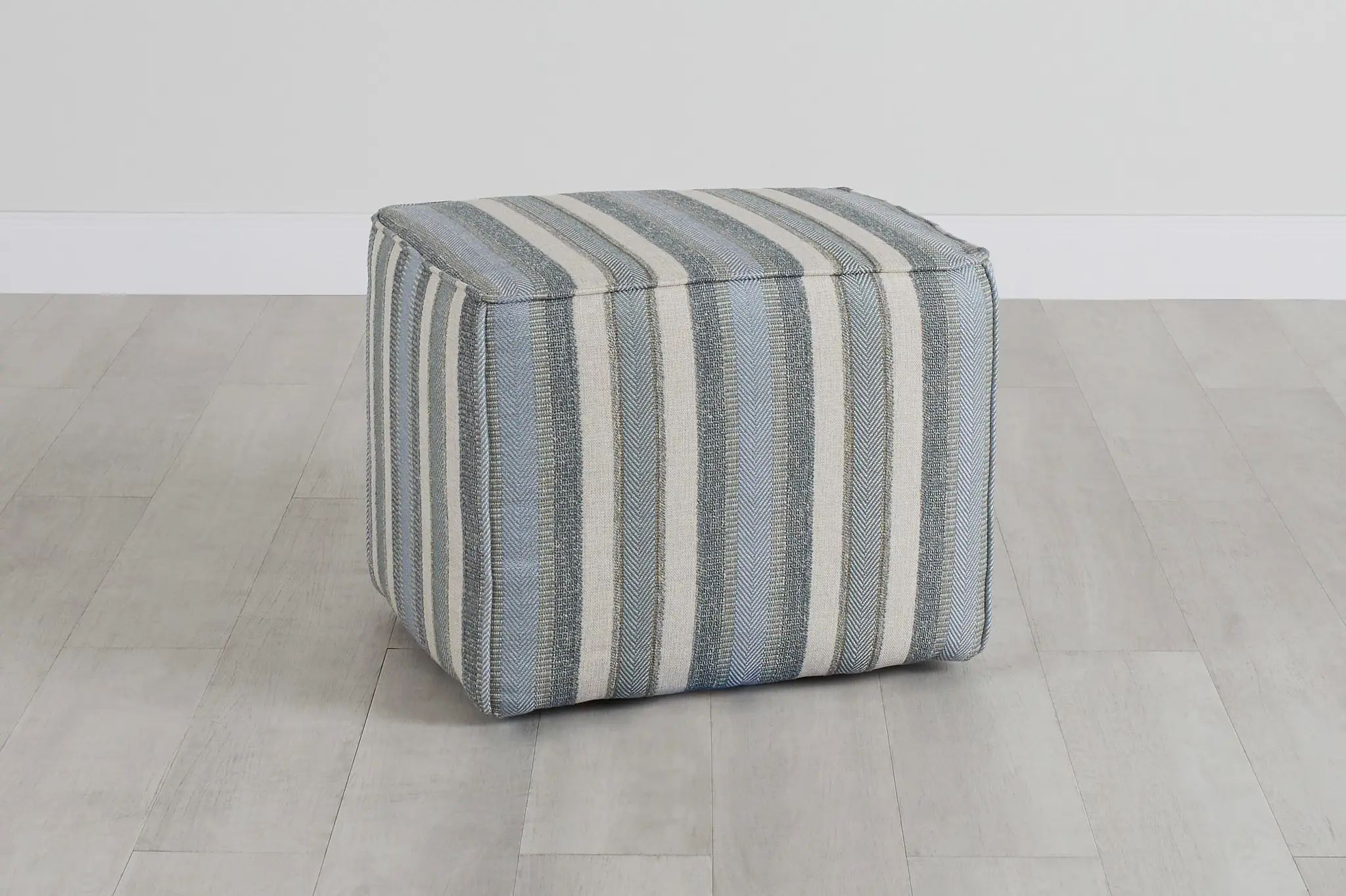 Abode Green Fabric Accent Pouf Abode Green Fabric Accent Pouf