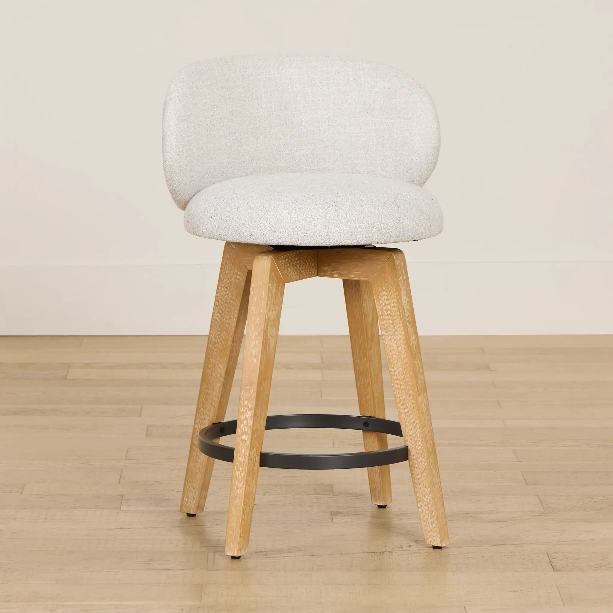 Arlo Light Gray Uph 24" Swivel Barstool Arlo Light Gray Uph 24" Swivel Barstool