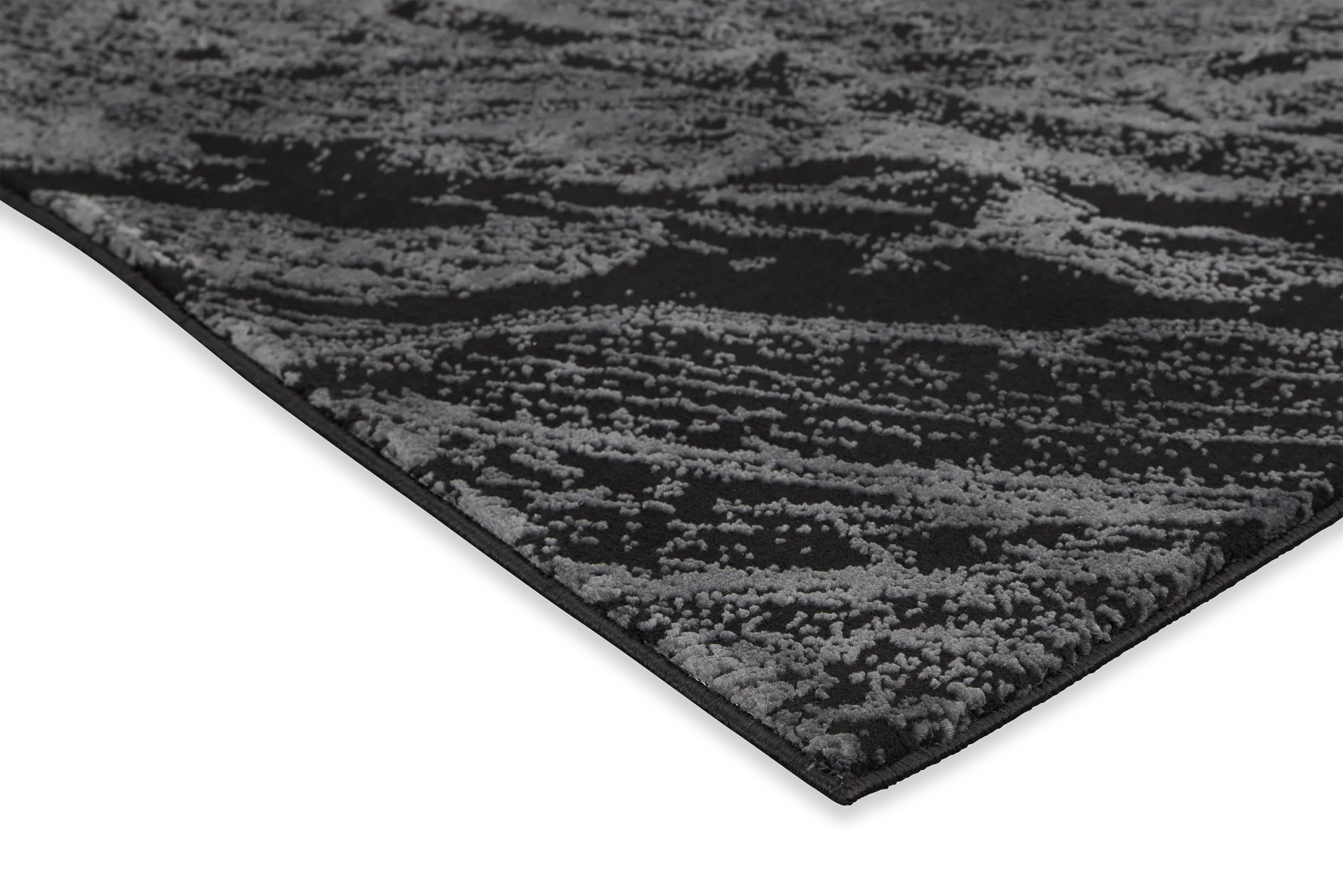 Anelo Black 5x8 Area Rug