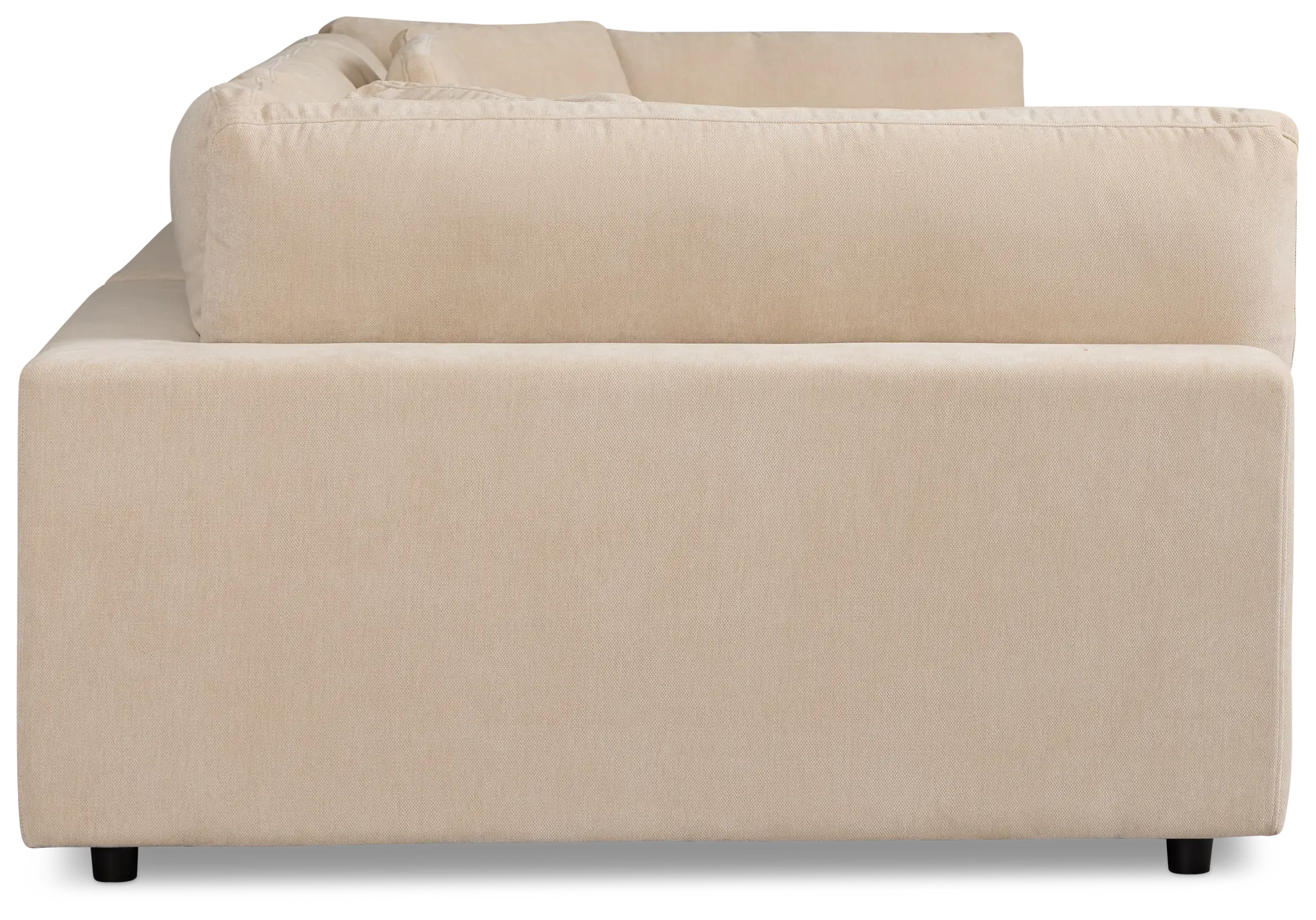 Lounge Light Beige Fabric Double Chaise Sectional Lounge Light Beige Fabric Double Chaise Sectional
