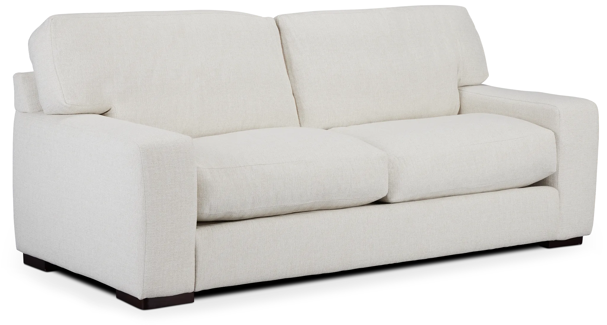 Veronica 90" White Down Sofa
