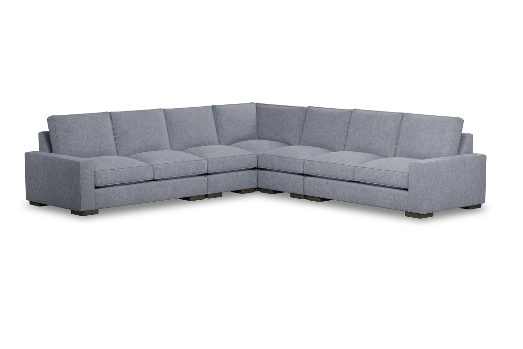 Edgewater Elevation Gray Large Two-arm Sectional