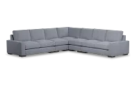 Edgewater Elevation Gray Large Two-arm Sectional