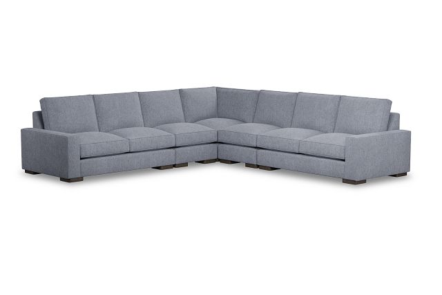 Edgewater Elevation Gray Large Two-arm Sectional