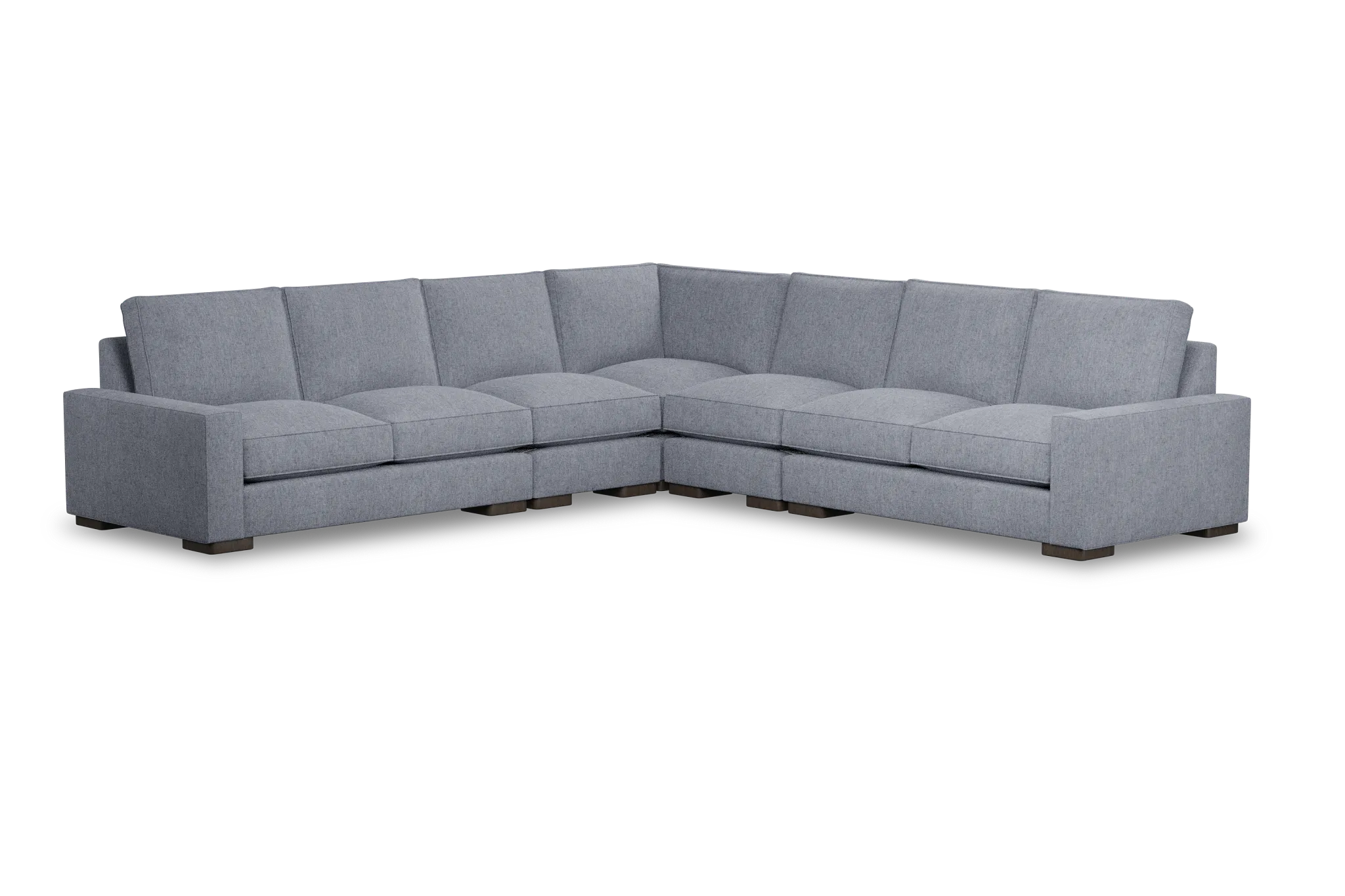 Edgewater Elevation Gray Large Two-arm Sectional