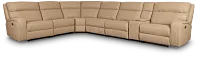 Rhett Taupe Micro Large Two-arm Power Reclining Sectional
