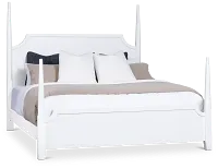 Carolina White Poster Bed