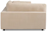 Lounge Light Beige Fabric Left Chaise Sectional