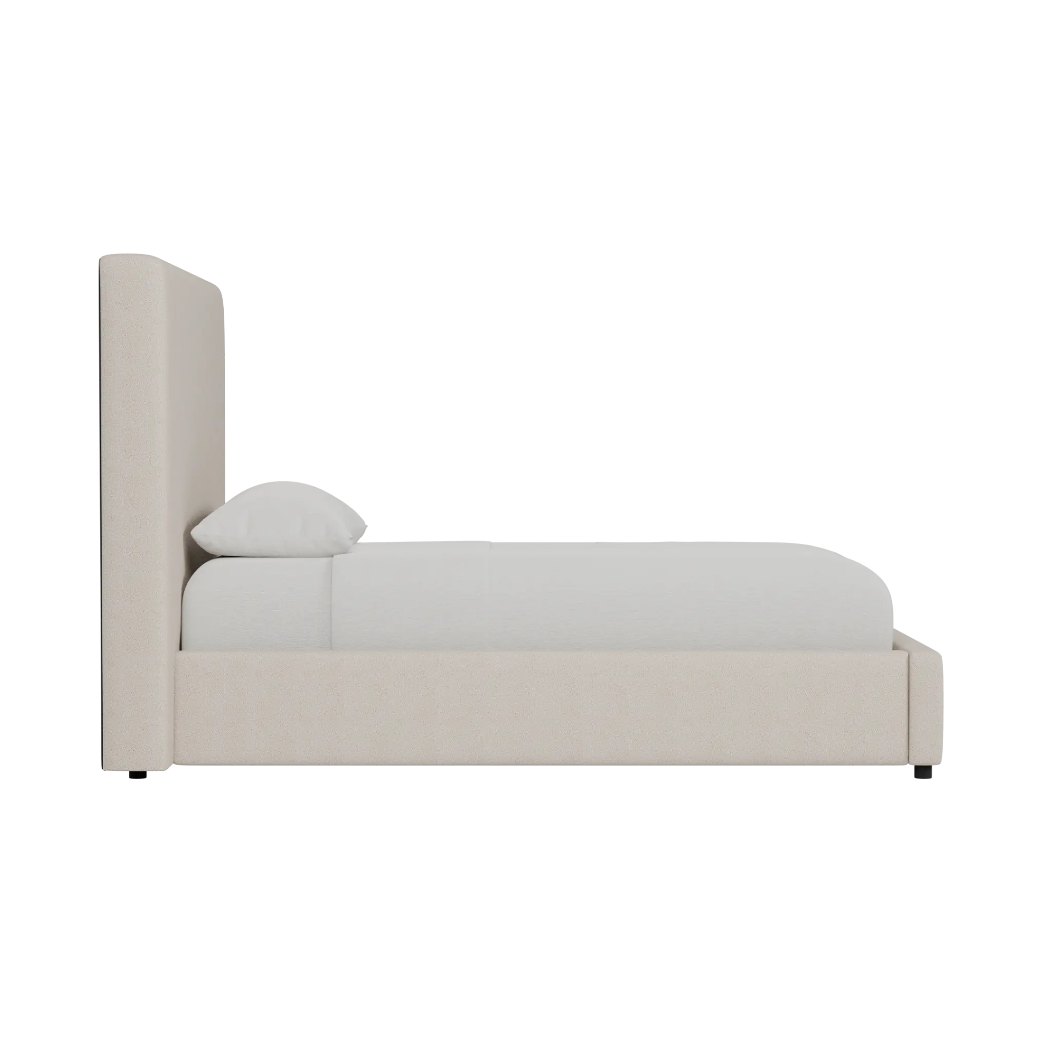 Grayton Gellar Brown 54" Upholstered Platform Bed Grayton Gellar Brown 54" Upholstered Platform Bed