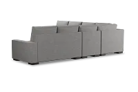 Edgewater Victory Gray Large Two-arm Sectional