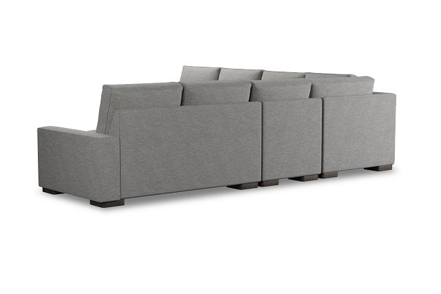 Edgewater Victory Gray Large Two-arm Sectional