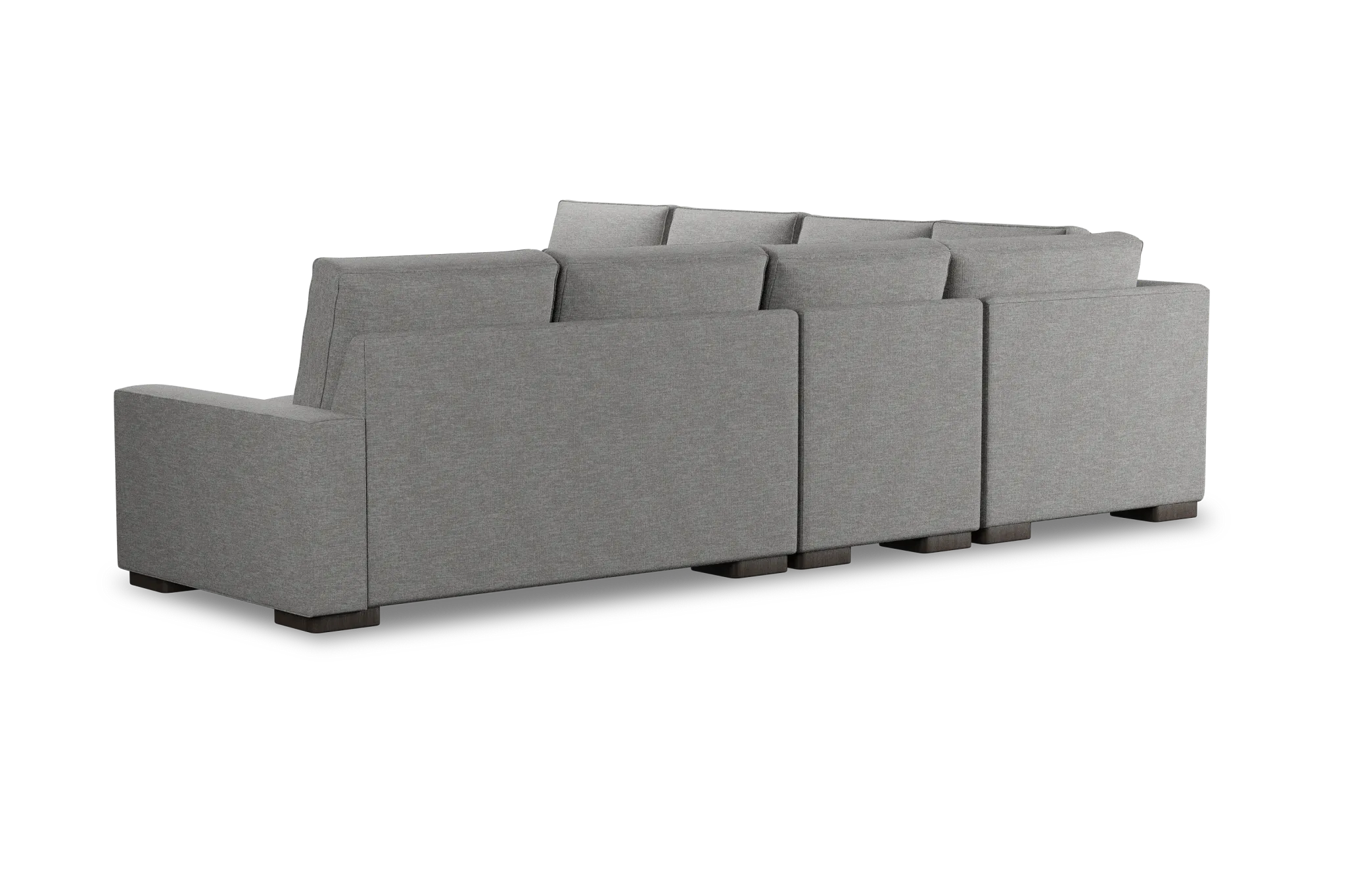 Edgewater Victory Gray Large Two-arm Sectional