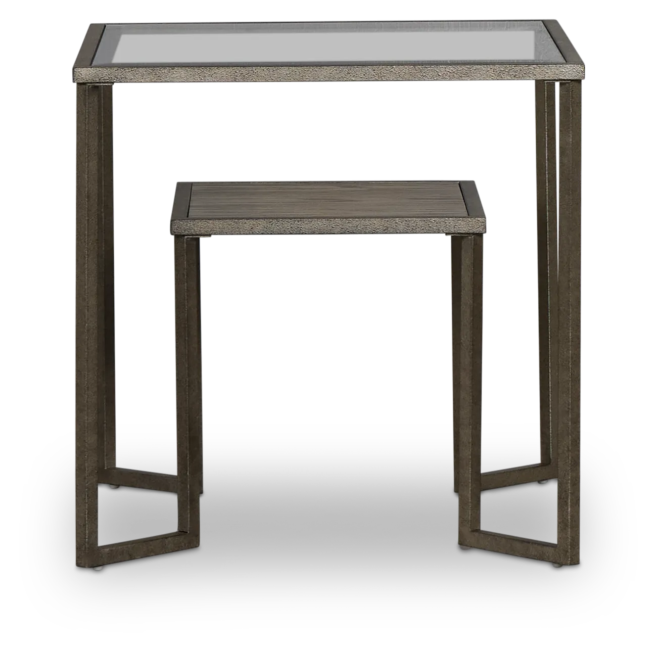 Bendishaw Metal Rectangular End Table