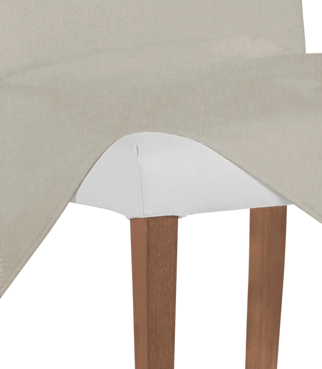 Harbor Light Beige Long Slipcover Chair With Light Tone Leg Harbor Light Beige Long Slipcover Chair With Light Tone Leg